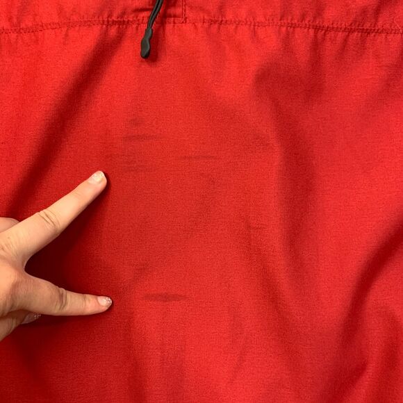 Weatherproof WP Golf Jacket Mens L Large Red Half Zip Pullover Water Resistant - Picture 4 of 15